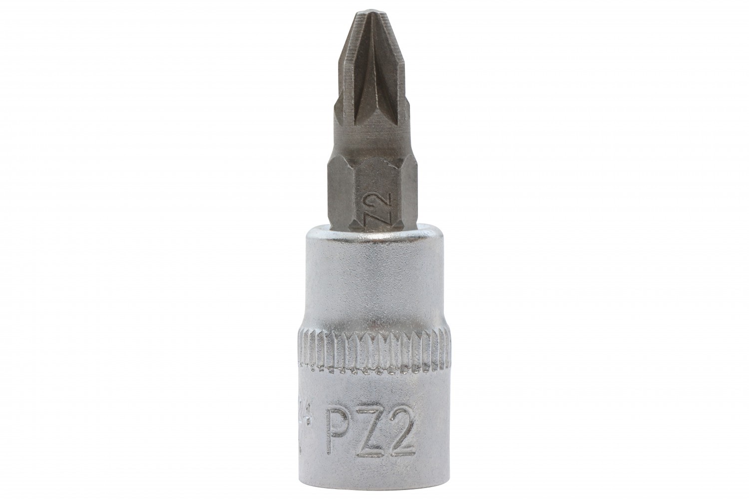 ГОЛОВКА ТОРЦЕВА З БІТОЮ 1/4" POZIDRIV PZ2 BS0124